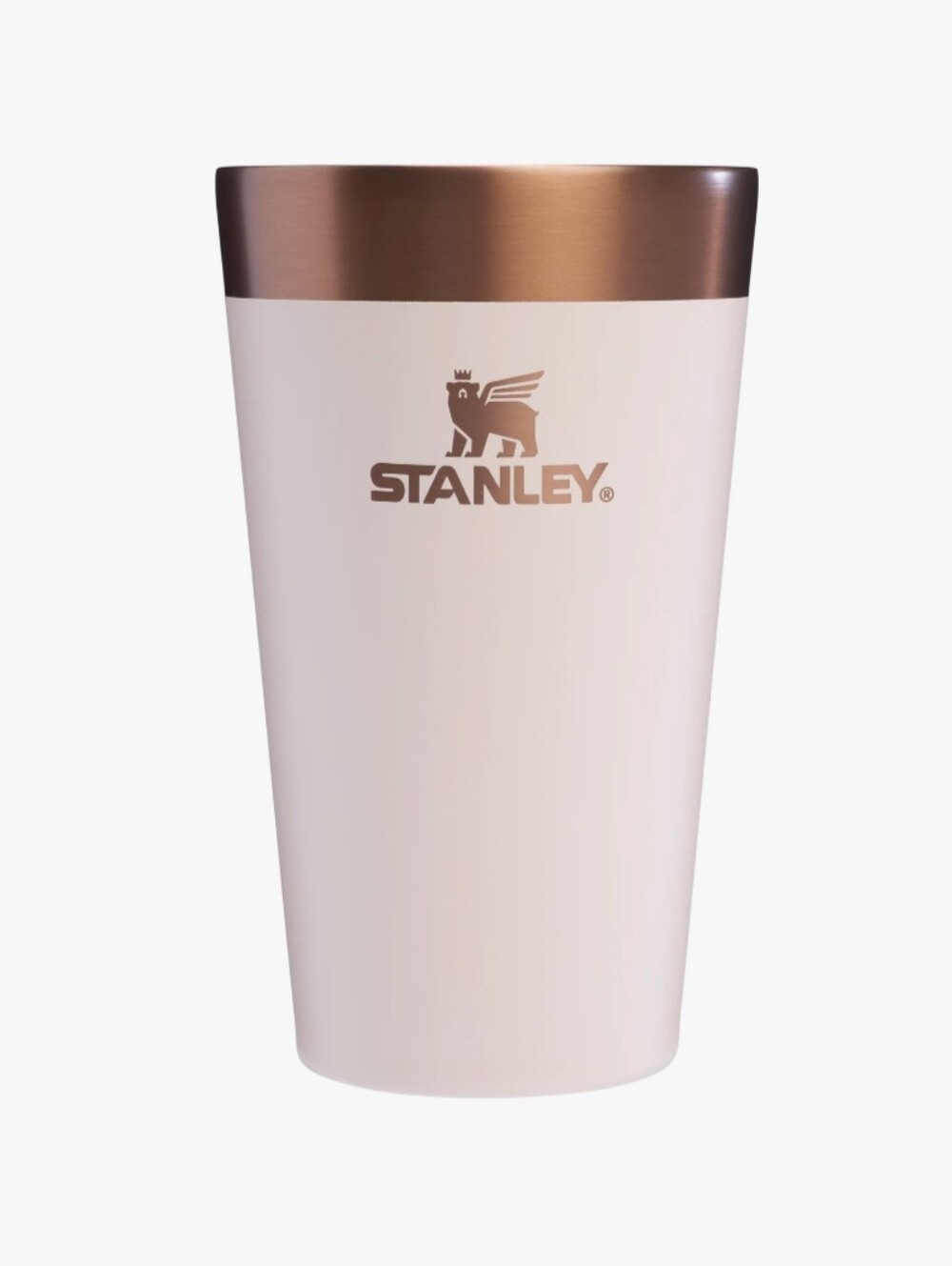 NWT/NIB Stanley The Holiday Stay-Chill Stacking Pint Gilded Marshmallow Pink
